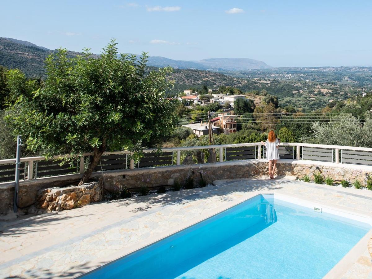 Prinus Country Retreat Apokoronas, Heated Pool, 13Km From The Sea Villa Embrosneros Exterior photo